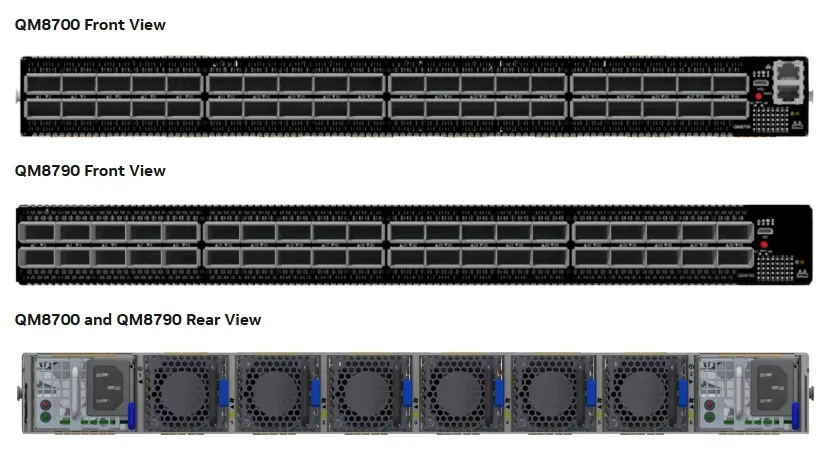 920-9b110-00rh-0m0 Mellanox Mqm8700-HS2r Quantum HDR InfiniBand 스위치 40 Qsfp56 포트 전송 속도 10/100/1000Mbps 1