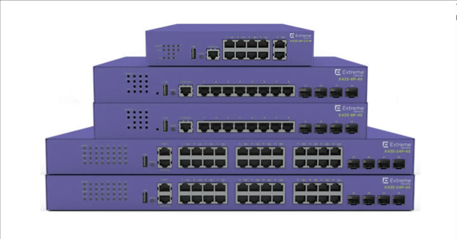 Mellanox 네트워크 스위치 고성능 Extreme X435-8p-4s 네트워크 스위치 - 빠른 연결을 위한 0