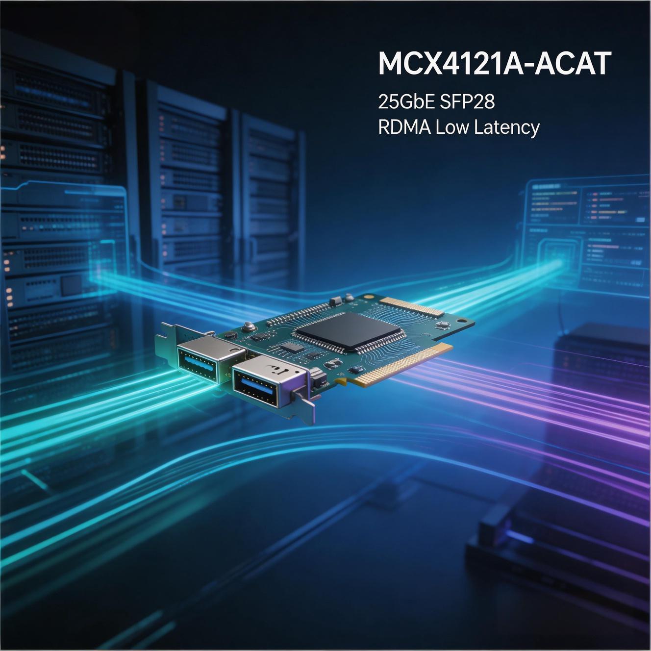 NVIDIA Mellanox MCX4121A-ACAT 서버 어댑터 출시: 25GbE ConnectX-4 Lx 듀얼 포트 카드의 ...