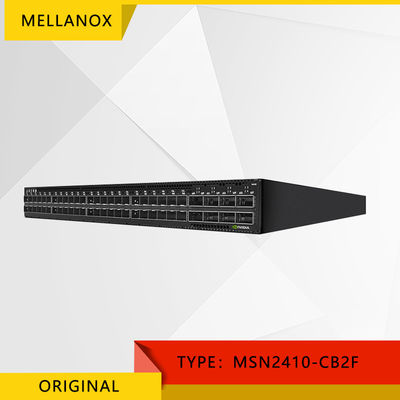 25Gb 100GbE 멜라녹스 네트워크 스위치 MSN2410-CB2F 1U 48 SFP28 공항