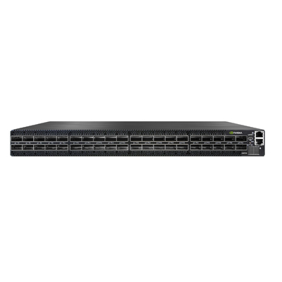 MQM9790-NS2F Mellanox 네트워크 스위치 P2C 공기 흐름 64 포트 NDR 32 OSFP 포트 관리되지 않은