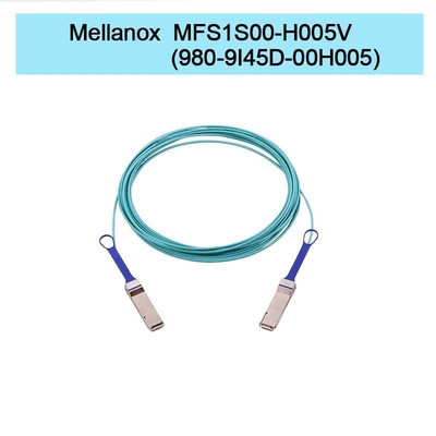 MFS1S00-H005V ((980-9I45D-00H005) Aoc 액티브 광 케이블 최대 200Gb/S IB HDR QSFP56 5m