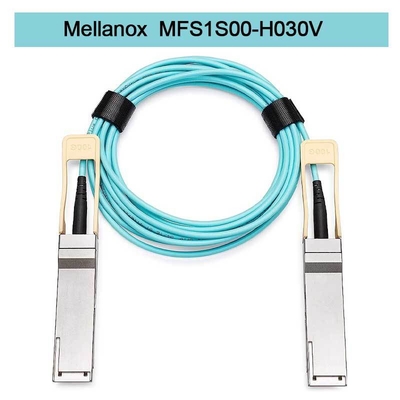 MFS1S00-H030V ((980-9I440-00H030) Aoc 네트워크 케이블 IB HDR 최대 200Gb/S QSFP56 30m 200GBASE-AOC QSFP56부터 QSFP56까지