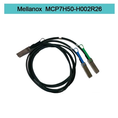 MCP7H50-H002R26 멜라녹스 인피니밴드 케이블 200Gb/S 내지 2x100Gb/S 2.0m