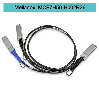 MCP7H50-H002R26 멜라녹스 인피니밴드 케이블 200Gb/S 내지 2x100Gb/S 2.0m