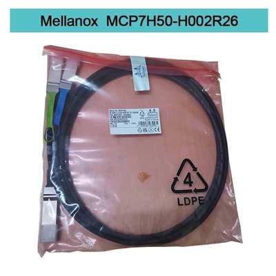 MCP7H50-H002R26 멜라녹스 인피니밴드 케이블 200Gb/S 내지 2x100Gb/S 2.0m