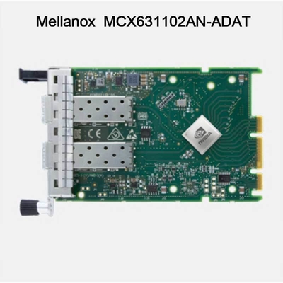 25GB Nic 멜라녹스 네트워크 카드 MCX631102AN-ADAT 이원 포트 SFP28 PCIE 4.0 X8