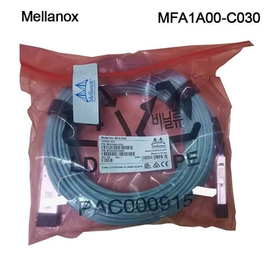 활동적 광학 AOC 멜라녹스 100GbE 케이블 MFA1A00-C030 QSFP LSZH 30m