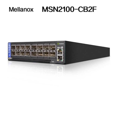 MSN2100-CB2F 멜라녹스 이서네트 스위치 반 폭 10/25GbE와 100GbE