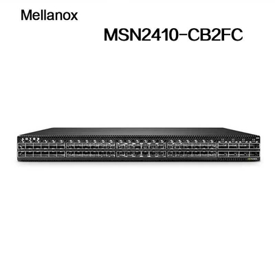 MSN2410-CB2FC 멜라녹스 sN2410멜라녹스 네트워크 스위치 누적 리눅스 48 SFP28 공항 8 QSFP28 공항
