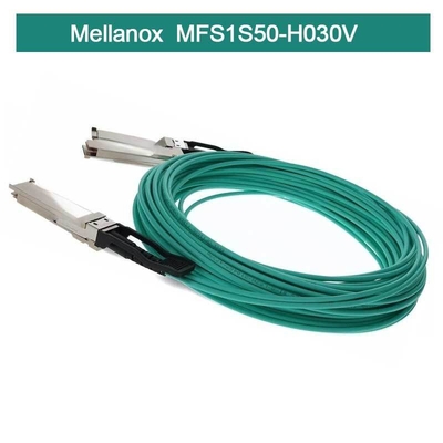 인피니밴드 멜라녹스 AOC MFS1S50-H030V VPI HDR & ETH 2x100Gb/S 30M QSFP56 신품 및 정품