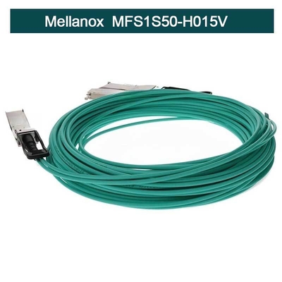 SFP+ 케이블 조립에 대한 MFS1S50-H015V 멜라녹스 Aoc 케이블 인피니밴드 활동적이 구리이 QSFP+