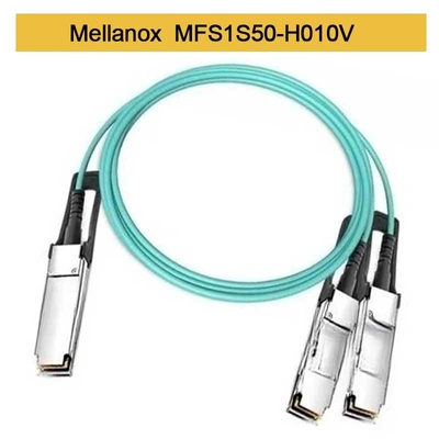 2x100GbE 활성 섬유 옵틱 케이블 인피니밴드 케이블 멜라녹스 AOC 케이블에 대한 MFS1S50-H010V 200GbE