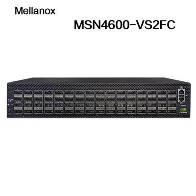 Vlan 지원 기능 5000 Nvidia 오픈 이더넷 스위치 MSN4600-Vs2FC 스펙트럼-3 200gbe 2u 기반