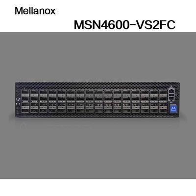 Vlan 지원 기능 5000 Nvidia 오픈 이더넷 스위치 MSN4600-Vs2FC 스펙트럼-3 200gbe 2u 기반