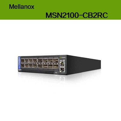 최대 속도 EDR 엔비디아 멜라녹스 스펙트럼 기반 100gbe 1u 오픈 이더넷 스위치 큐뮬러스 리눅스 MSN2100-CB2RC 16 Qsfp28 포트