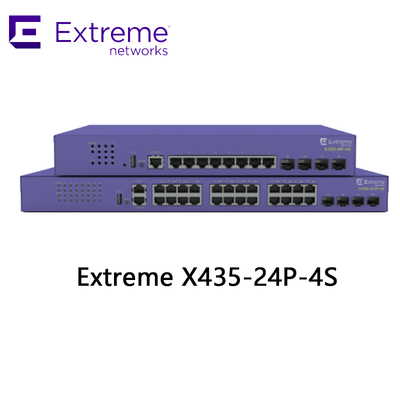 24포트 Extreme Networks X435 AVB 스위치 X435 4S 68Gbps 50.6Mpps 새 제품 및 정품