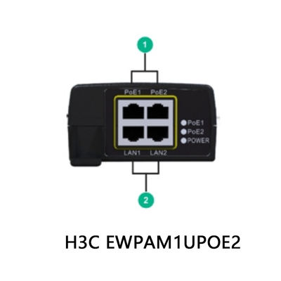 H3c Ewpam1upoe2 60포트 55W-1V-1.1A-DC 네트워크 전원 어댑터 >200Mbps 골판지
