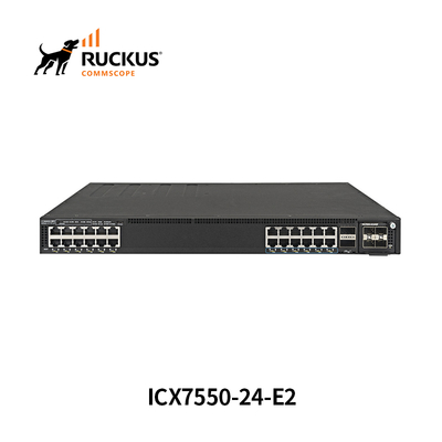 원활한 연결을 위한 24 포트 고급 Ruckus ICX7550-24-E2 스위치
