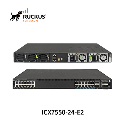 원활한 연결을 위한 24 포트 고급 Ruckus ICX7550-24-E2 스위치