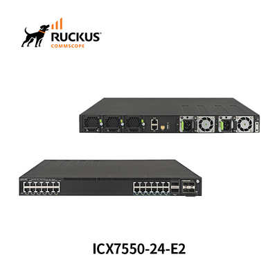 원활한 연결을 위한 24 포트 고급 Ruckus ICX7550-24-E2 스위치