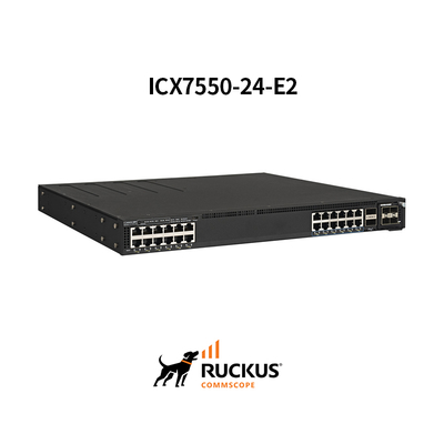 원활한 연결을 위한 24 포트 고급 Ruckus ICX7550-24-E2 스위치