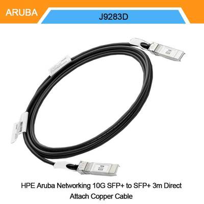 Hpe 아루바 네트워킹 10g SFP+ to SFP+ 3m 다이렉트 어태치 구리 케이블 (J9283D)