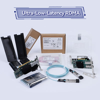 100g HDR 인피니밴드 멜라녹스 100gb 니크 네트워크 인터페이스 QSFP56 MCX653106A-ECAT