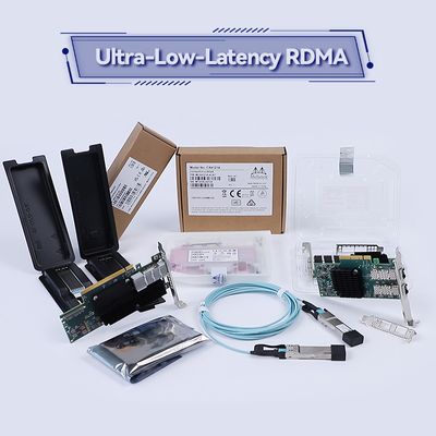 맞춘 유선 멜라녹스 10gb 이더넷 카드 SFP 피코이에 카드 MCX512A-ACAT ConnectX-5 EN