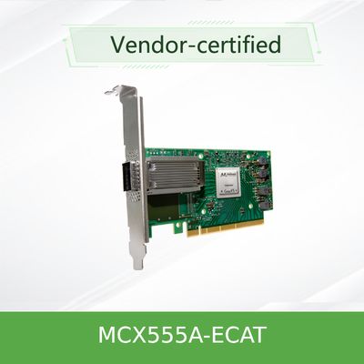 멜라녹스 네트워크 카드 VPI 멜라녹스 100gbe Nic 어댑터 카드 MCX555A-ECAT ConnectX-5 EDR 100GbE