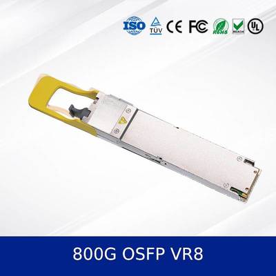 고성능 네트워크용 고급 800g Osfp Vr8 트랜시버