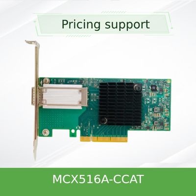 CX516A 커넥트X-5 100GbE MCX516A-CCAT 듀얼 포트 QSFP28 PCI-E 어댑터