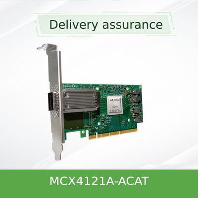 커넥트X-4 Lx EN 25GbE 멜라녹스 네트워크 카드 듀얼 포트 SFP28 PCIe3.0 X8 MCX4121A-ACAT