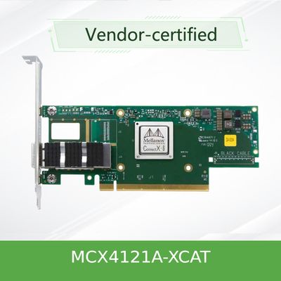 탄력적인 MCX4121A-XCAT 멜라녹스 네트워크 카드 25Gb/S SFP28 QSFP28 낮은 지연