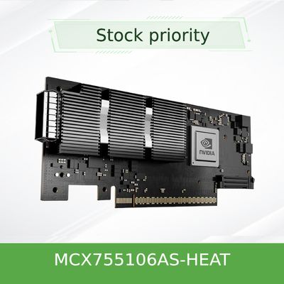 MCX755106as-Heat (900-9X7AH-0078-DTZ) Nvidia Connectx-7 200g 이더넷 어댑터 (듀얼 포트)