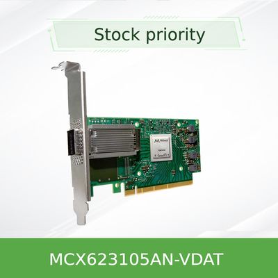 ConnectX-6 DX EN 인터페이스 멜라녹스 네트워크 카드 MCX623105AN-VDAT 100GbE 이원 포트 QSFP56