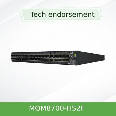 MQM8700-HS2F Mellanox 네트워크 스위치로 HPC 및 AI 애플리케이션 가속화
