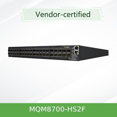 MQM8700-HS2F(920-9B110-00FH-0MD) Mellanox Quantum Hdr Infiniband 네트워크 스위치 40 QSFP56 포트