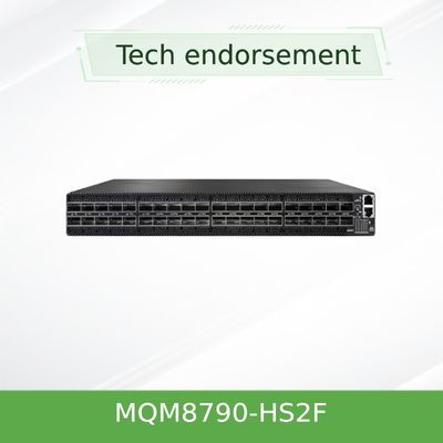 MQM8790-HS2F ((920-9B110-00FH-0D0) HDR 멜라녹스 인피니밴드 네트워크 스위치 40 QSFP56 포트 2 전원 공급 장치 AC