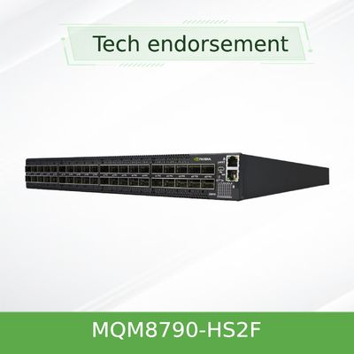 MQM8790-HS2F 멜라녹스 네트워크 스위치 40 공항 난-블록킹 운영된 HDR 200Gb/S