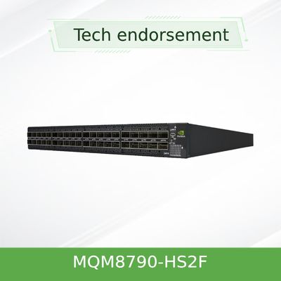 40 QSFP56 포트 Mellanox Quantum Hdr Infiniband 스위치 200 Gbps MQM8790-HS2F