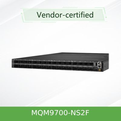 인피니밴드 MQM9700-NS2F(920-9B210-00FN-0M0) Mellanox 네트워크 스위치 400G 16.8 Tbps 서버용