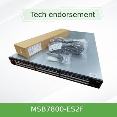 MSB7800-ES2F 멜라녹스 네트워크 스위치 ib 2 기반을 둔 EDR 인피니밴드 1U 36 QSFP28 공항