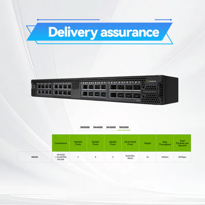 MSN2100-CB2F Mellanox 네트워크 스위치 100기가비트 이더넷 GbE