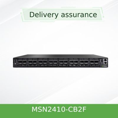 칠흑 18 SFP28과 4곳 QSFP28 공항과 MSN2410-CB2F 멜라녹스 네트워크 스위치 이더넷