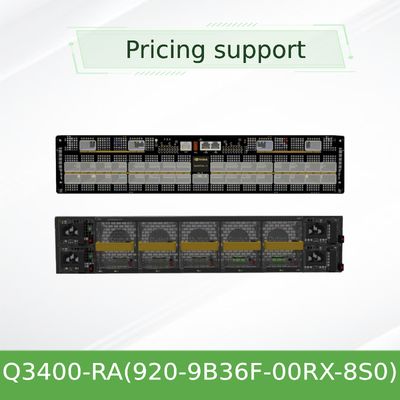 양자-3 기반 XDR 인피밴드 스위치 Q3400-RA 920-9B36F-00RX-8S0 4U 144 XDR 포트 72 OSFP 케이지 이상 8 전원 공급 장치