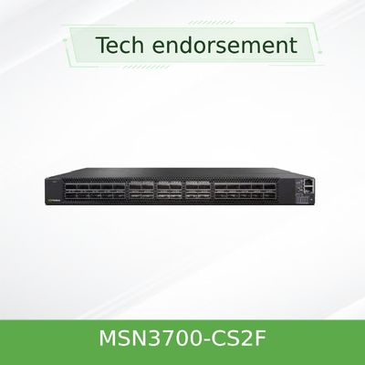 Mellanox 네트워크 스위치 MSN3700-CS2F 100GbE 1U 2 전원 공급 장치 (AC)
