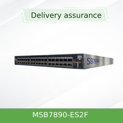 SB7890 36 포트 멜라녹스 인피니밴드 스위치 차단이 없는 외부 관리 EDR 100Gb/S