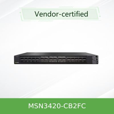 멜라녹스 네트워크 스위치 OEM 25GbE/100GbE 멜라녹스 오픈 소스 이서네트 스위치 MSN3420-CB2F