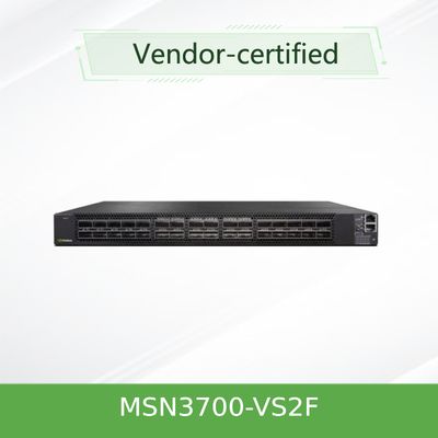 MSN3700-VS2F 200GbE 멜라녹스 네트워크 스위치 SN3000 1U 선반 장착